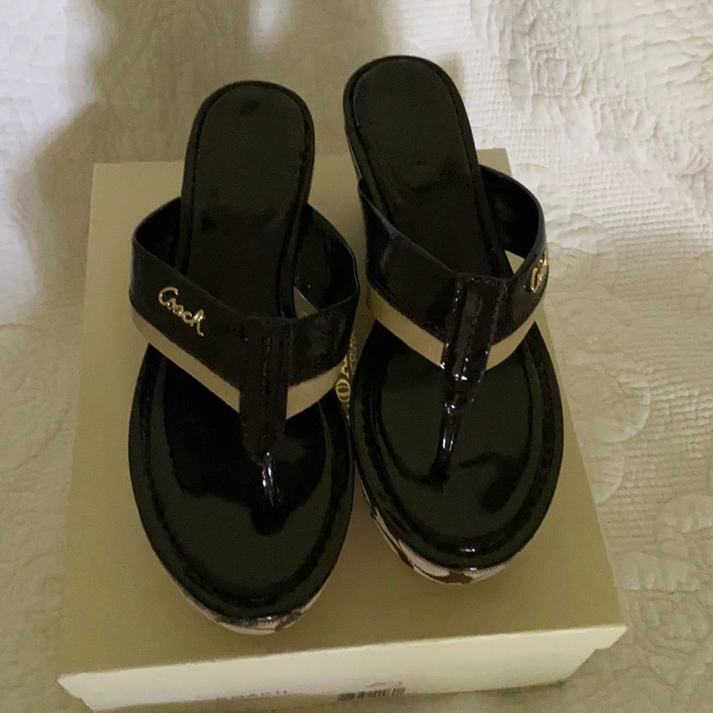 COACH Platform Sandals